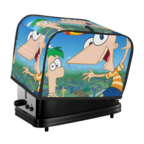 Phineas and Ferb toaster cover 2-slice polyester