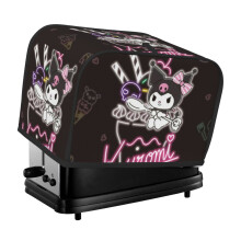 Kuromi toaster cover 2-slice polyester dust and fingerprint