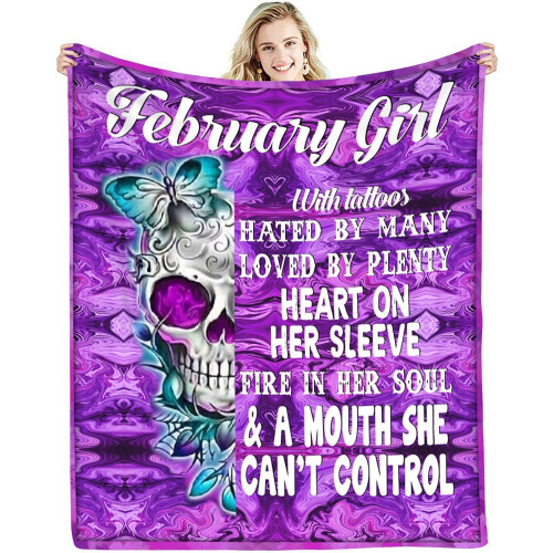 Halloween Flannel Throw Blanket Soft Lightweight