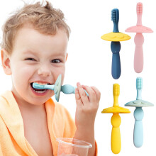 Jacenvly baby toothbrush for milk teeth cleaning, 1 piece
