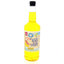 Banana Shaved Ice Syrup Non-GMO Pure Cane Sugar 32 fl oz