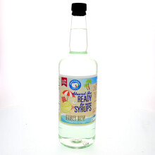 Dew Snow Cone Syrup Quart (32 fl oz) Non-GMO Pure Cane Sugar