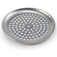 Stainless Steel Pizza Tray with Holes 10 Inch