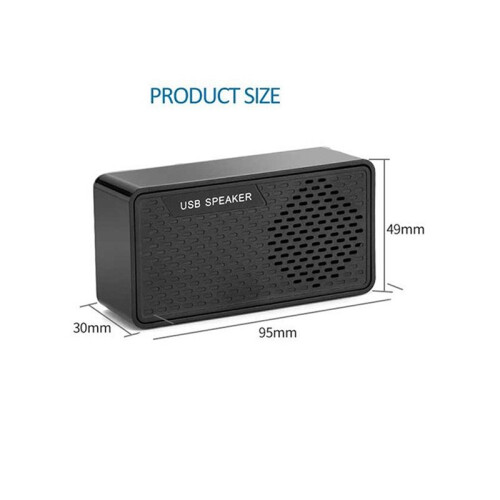 2X  USB Speaker Without Driver Sound Card Single Speaker Usb Speaker Computer Connected Amplifier Walkie-Talkie 2