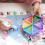 Hexagon Palette Tray Kit 6-Grid Large Capacity 2