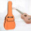 Guitar Backpack Bag with Padding and Pockets 5mm Orange 7