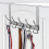 Over the Door Hook Hanger Silver 5-Pack Heavy Duty 4