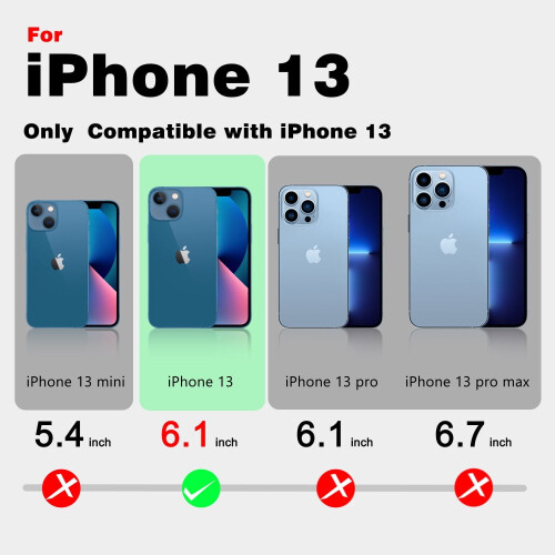 iPhone 13 6.1 inch screen protector and camera lens 1