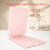 Rechargeable LED Makeup Mirror Pink Folding 3-Color Lighting 5