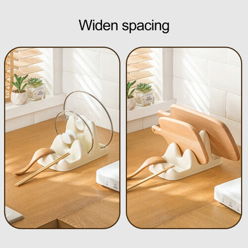 Kitchen Spoon Holder Stand with U-Shaped Slot and Stable 2