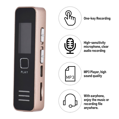 Digital Voice Recorder MP3 Player 8GB USB 2