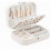Jewelry Box White 2-Layer Travel Organizer 6