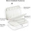 Jewelry Box White 2-Layer Travel Organizer 5