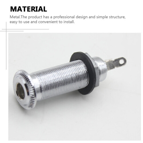 Electric Guitar Output Jack Metal Socket Replacement 2