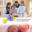 GoXteam silicone cupcake liners 24-pack, 4 shapes 6