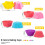 GoXteam silicone cupcake liners 24-pack, 4 shapes 5