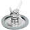 Osterizer blender blades with jar bottom and 4-point blade 4