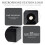 Square microphone logo flag 2 pcs durable 6