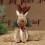 Christmas elk ornament artificial straw reindeer 1 piece 6
