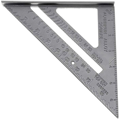 Square Layout Tool Aluminum 12-inch Triangle Ruler 1
