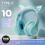 Wireless anime gaming headset with noise cancellation 4