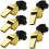 Stainless Steel Emergency Whistle Set 5 pcs 2