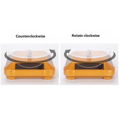 Solar-Powered Display Turntable 360 Rotation for UV Resin 2