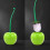 Wine Red Cherry-Shaped Toilet Brush Set with Holder 4
