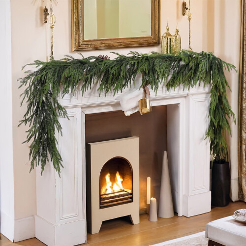 Christmas Norfolk Garland Artificial 9.84 ft 1