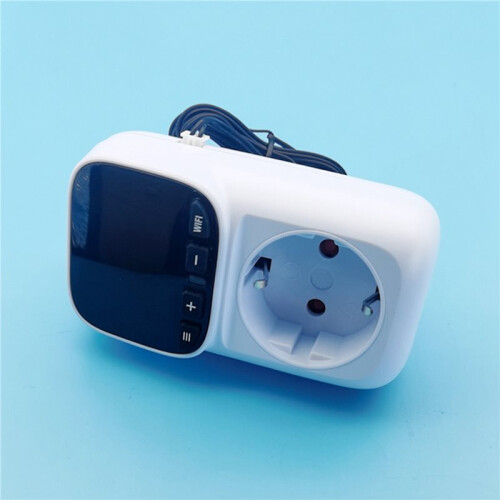 2X TUYA WIFI  Temperrature Controller Socket with Sensor  Thermostat 16A Remote Control EU Plug