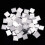 Real Glass Mini Square Mirror Mosaic Tiles Silver 5