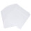 CD DVD paper sleeves with clear window and flap white 100 2