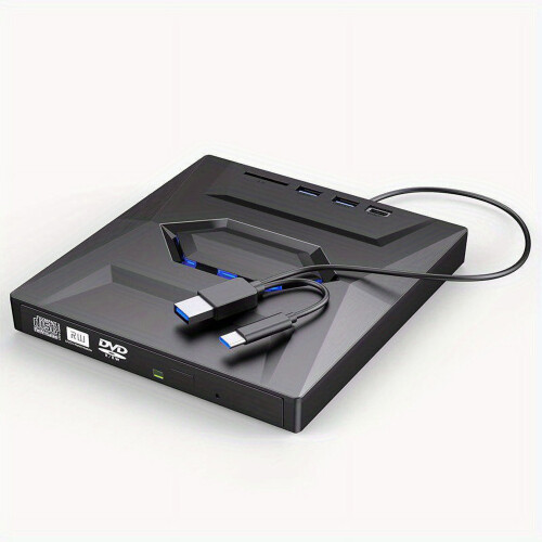 Ultra-Thin USB 3.0 DVD Drive 6-in-1 External Optical Drive 2