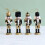 Wooden Soldier Nutcracker Ornament Gold Black Glitter 2
