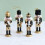 Wooden Soldier Nutcracker Ornament Gold Black Glitter 3