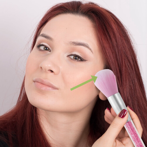 Pink Makeup Brush Set 8 Pieces 1