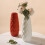 Modern plastic vase for floral arrangement, 1 piece 7