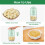 Mini Food Processor Cordless 300ml Glass Container 6