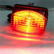 2X LED Lens Tail Light Braking Lamp for Rhino 660 YXR660 2004-2007 5KM-84710-01-00 5KM847100100 5KM-8472C-10-00