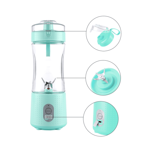 Φορητό μπλέντερ 380ML για smoothies, χυμούς και μιλκσέικ, μίνι μπλέντερ 4000MAh και λευκό 2