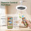 Ceiling Fans with Lights and Remote, 30W E27 Screw in Ceiling Fan Light Bulb 4