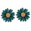 Women's daisy-shaped stud earrings gift 1