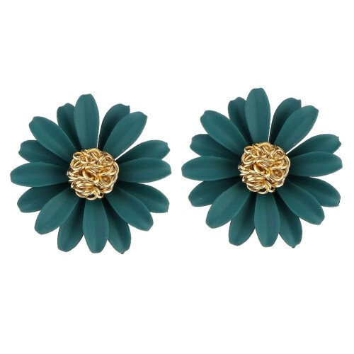 Women's daisy-shaped stud earrings gift