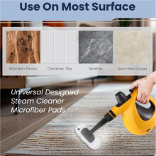 12 Pcs Microfiber Steam Mop Pads for Steam Shot,Comforday,PurSteam,Wagner Spraytech Dupray Neat Steam Cleaner