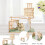 Hamster Hideout Climbing Frame Wooden Villa for Small Pets 2