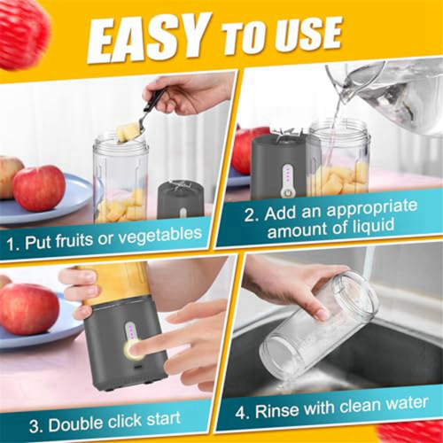Portable mini juicer electric automatic fruit juicer 1 unit 2