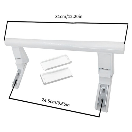 2X 7430670 Refrigerator Door Handle Replacement Attachments Accessories Fridge Handles Door Knobs Enhancing Durability 2