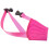 Dog Muzzle Soft Breathable Nylon Adjustable Hot Pink L 1