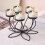 Iron tealight holder black home decor 1 piece 2