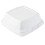 Clamshell Takeout Box Foam 6x6 Inches 50 Count 2